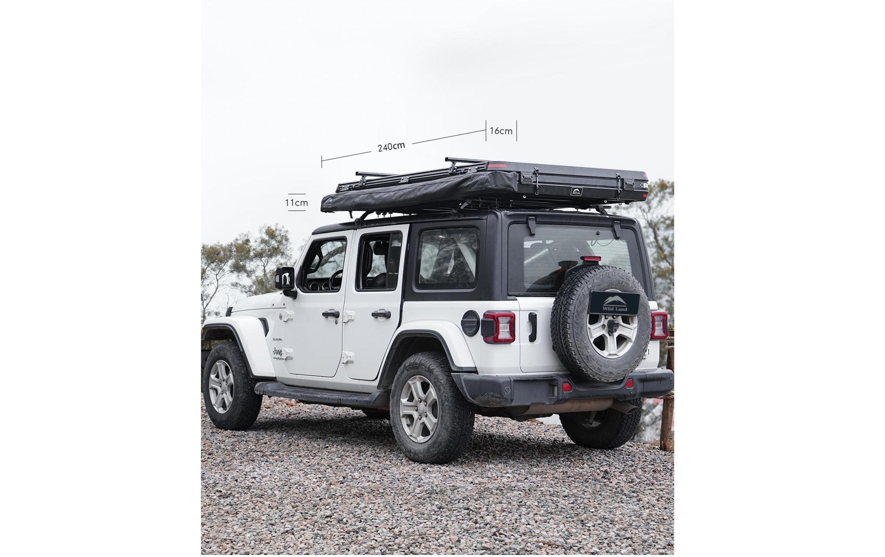 180 °Car Awning Left-Side<br>Auto Markennisation