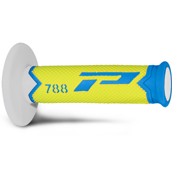 Progrip - Poignées 788 Bleu / Jaune / Blanc
