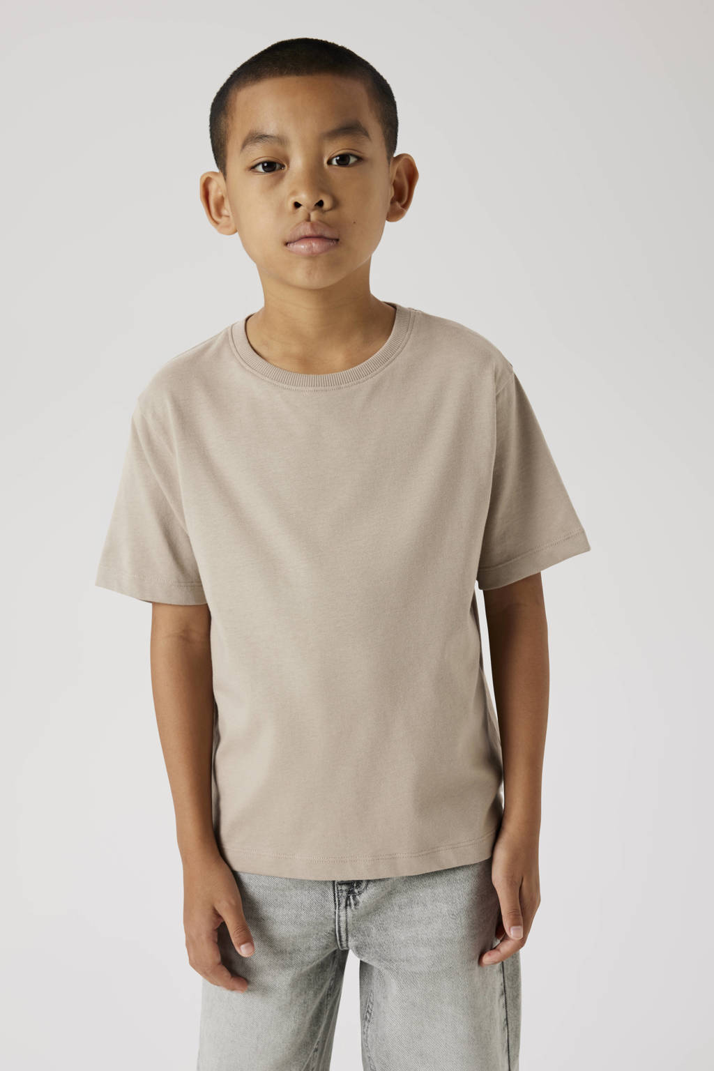 NAME IT t-shirt zand