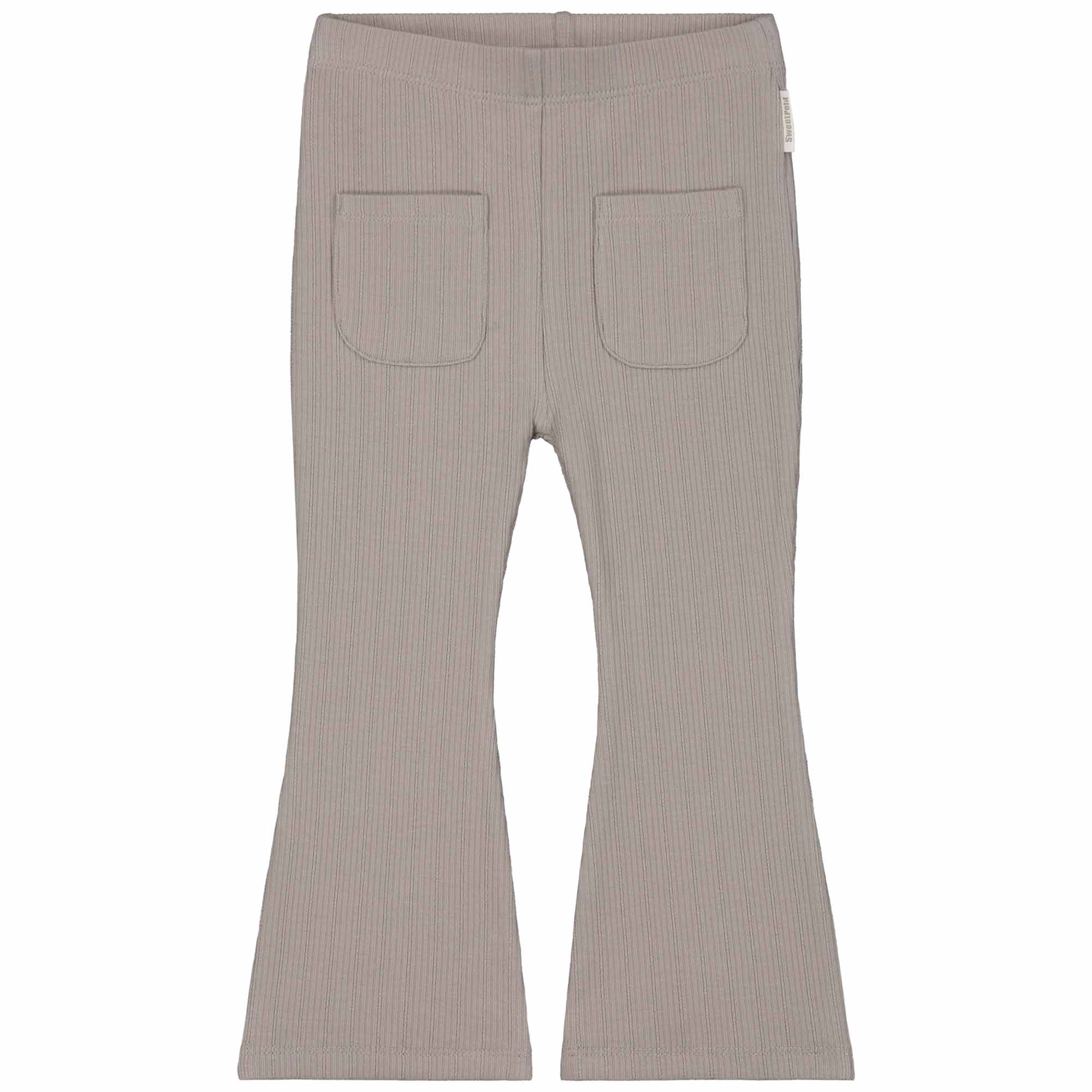 Sweet Petit peuter broek Rosie  strepen taupe