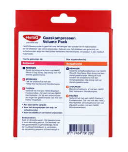 HeltiQ Gaaskompressen Volume Pack 18ST