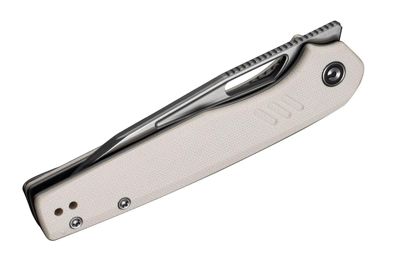 Civivi Guile C24062B-3 Satin 14C28N, Ivory G10, zakmes, Shawn Ashmore design