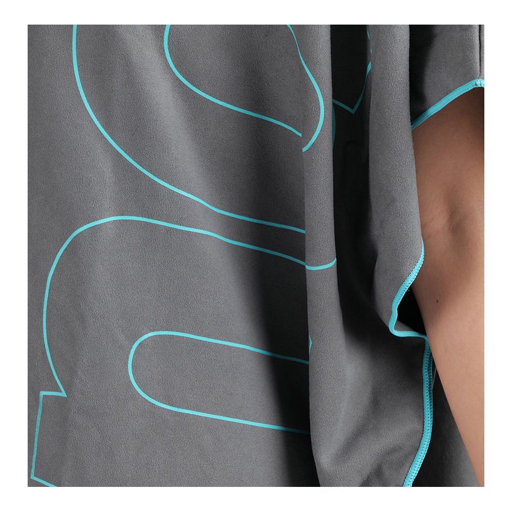 Arena SMART PLUS - Poncho dark grey/sky