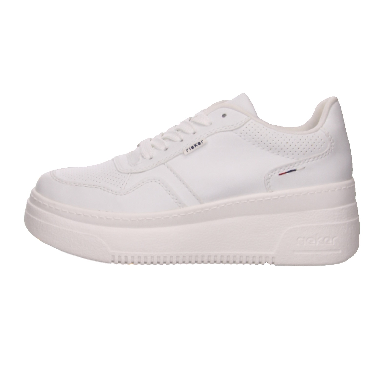 Rieker Sneaker weiß weiss/weiss kombi