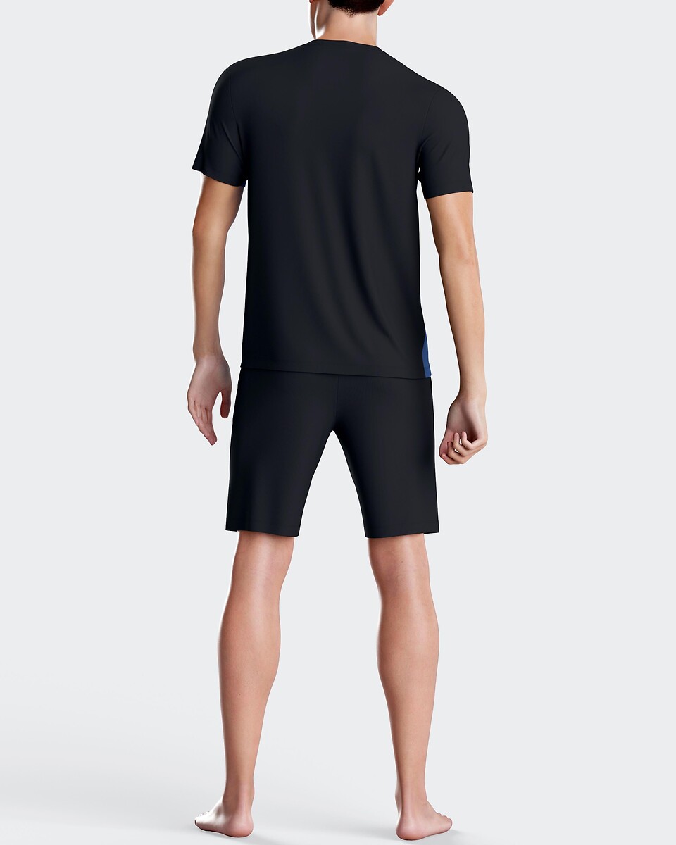 EDEN PARK<br>Pijama curto em blocos de cores