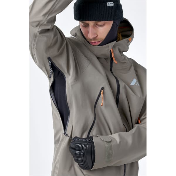 Veste de ski ORAGE GLACIER JACKET LIGHT 3 PLY CLAY