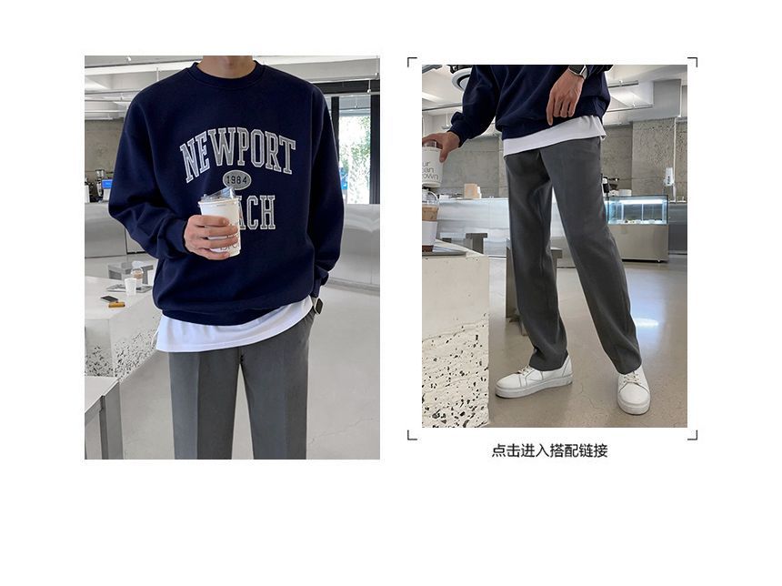 MRCYC - Sweatshirt met ronde hals en letters