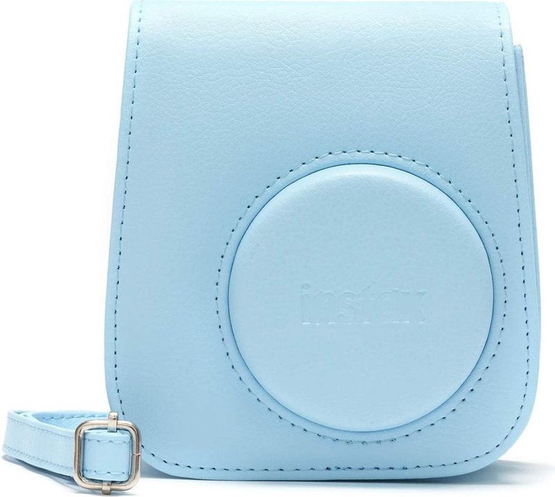 Fujifilm - INSTAX mini 11 Case - Sky Blue - Imitatieleren Hoes