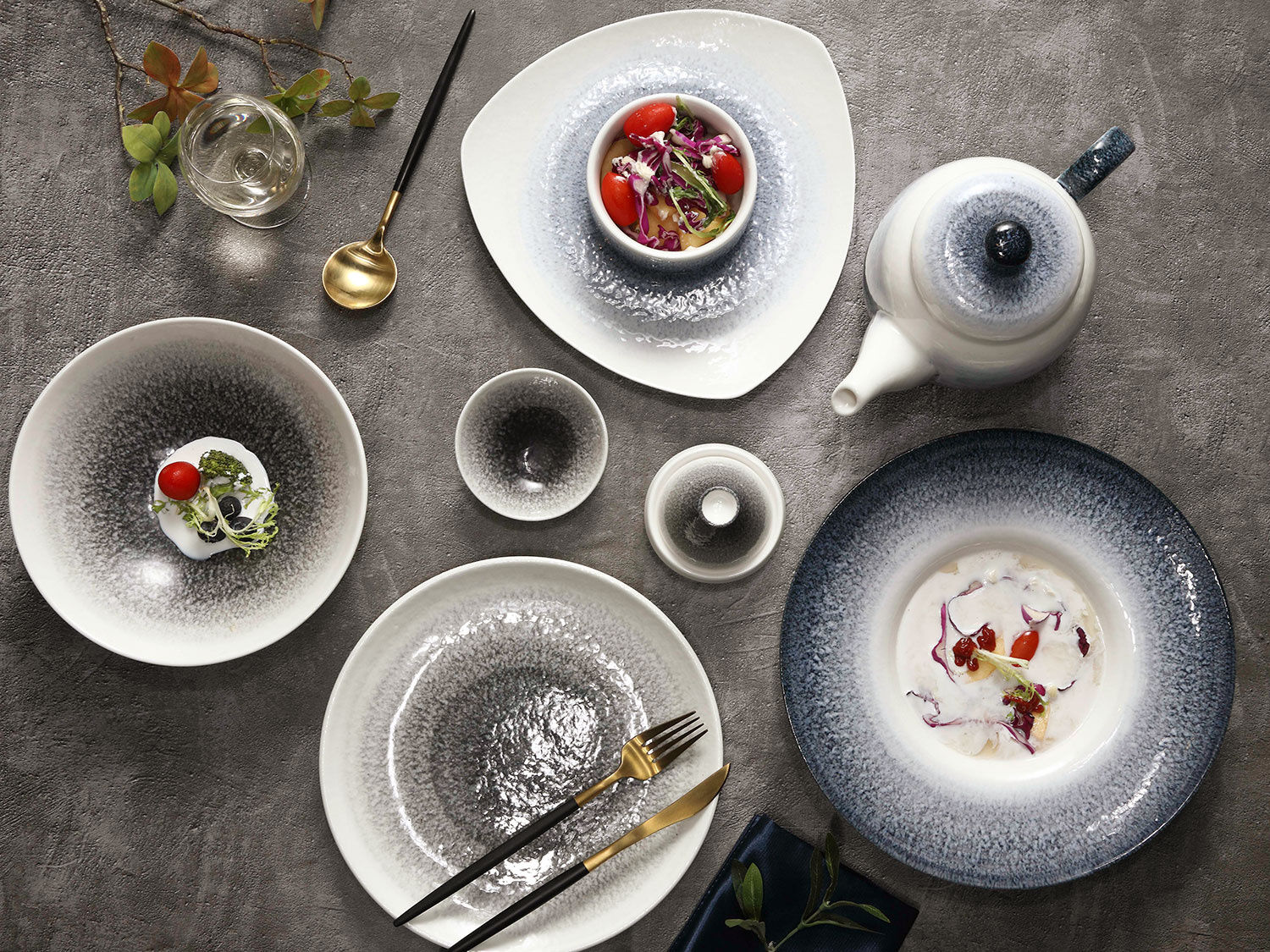 Geschirr-Set Serena, 18-teilig