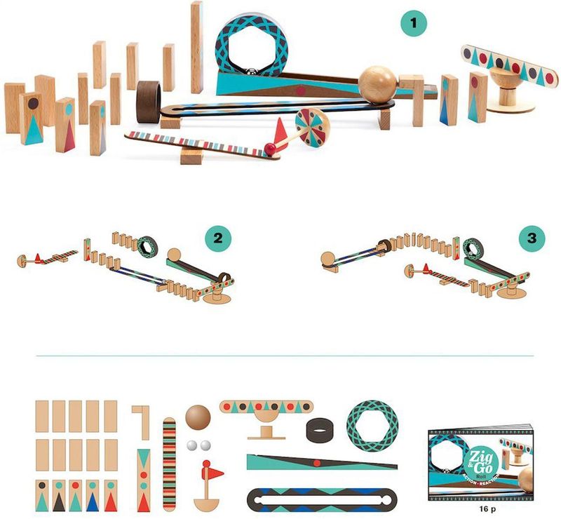 Djeco - Zig & Go - Spel - 28dlg - Hout