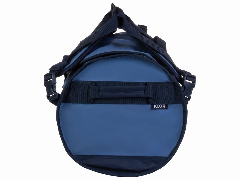 KOOR Duffle Bag Sooma 30 l, Blau Wasserabweisende Reisetasche
