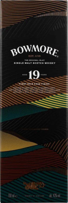 BOWMORE 19 YEARS PINOT NOIR CASK FINISH 70CL
