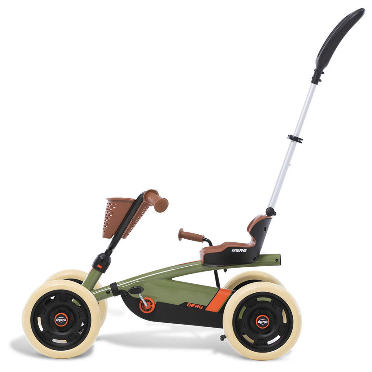 Bergtoys Berg Pedal Gokart Buzzy Retro 2-in-1 - Green