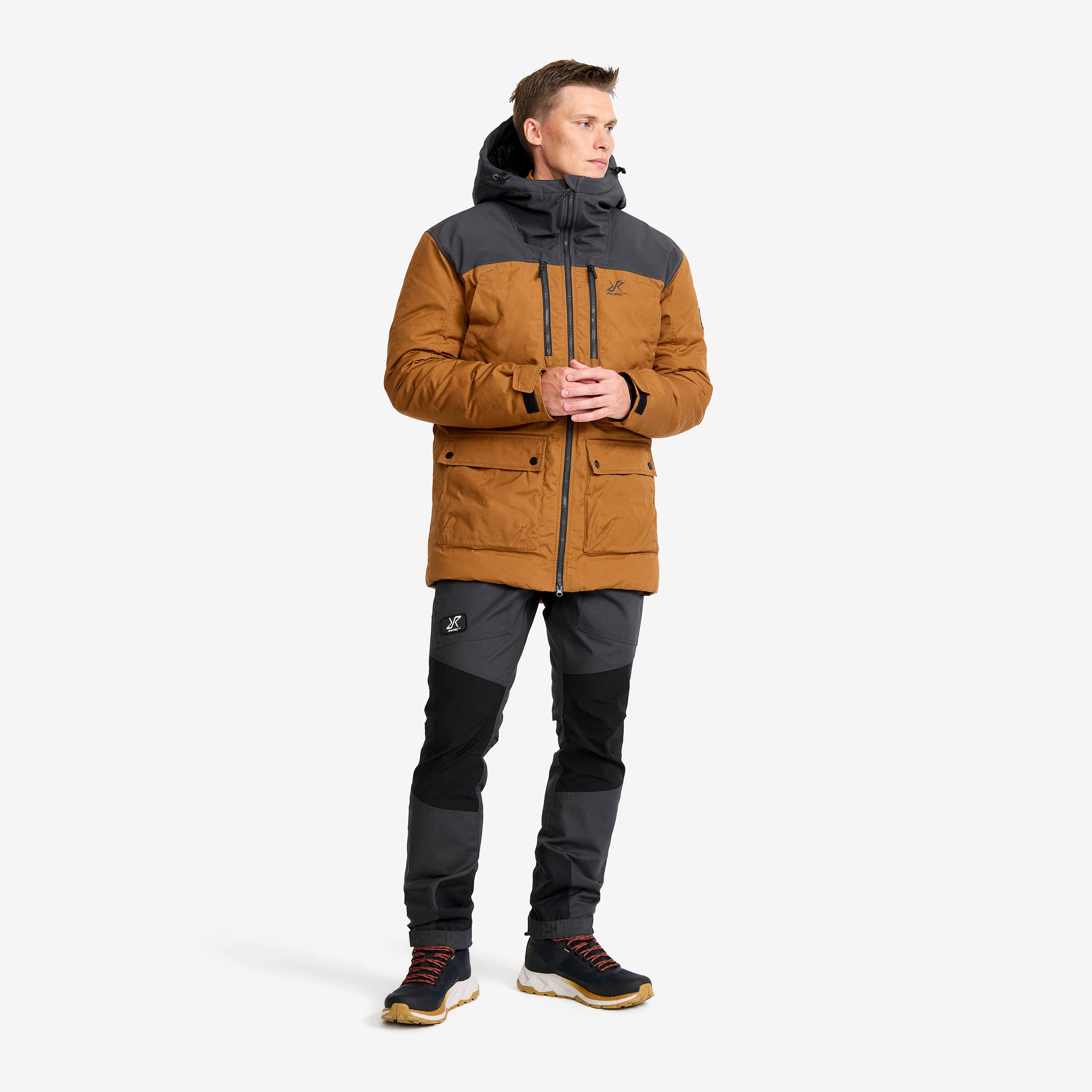 Outdoor Parka Herre Rubber