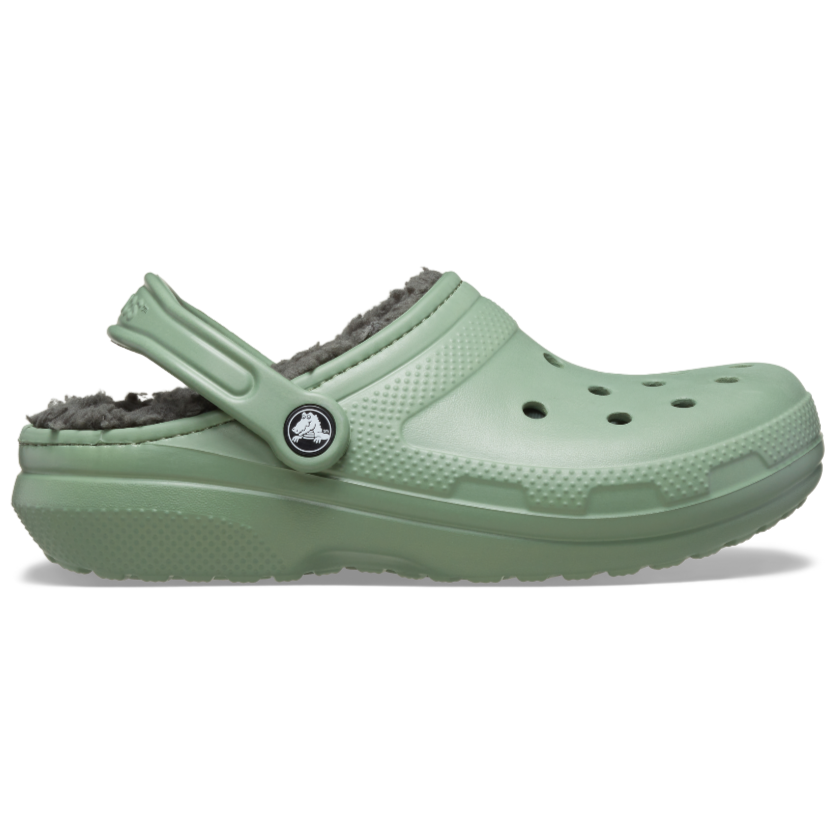 Crocs  Classic Fuzz-Lined clogs - moss/multi