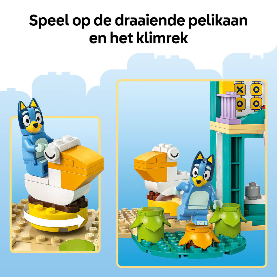 LEGO Bluey Bluey en Chloé in de speeltuin 11201