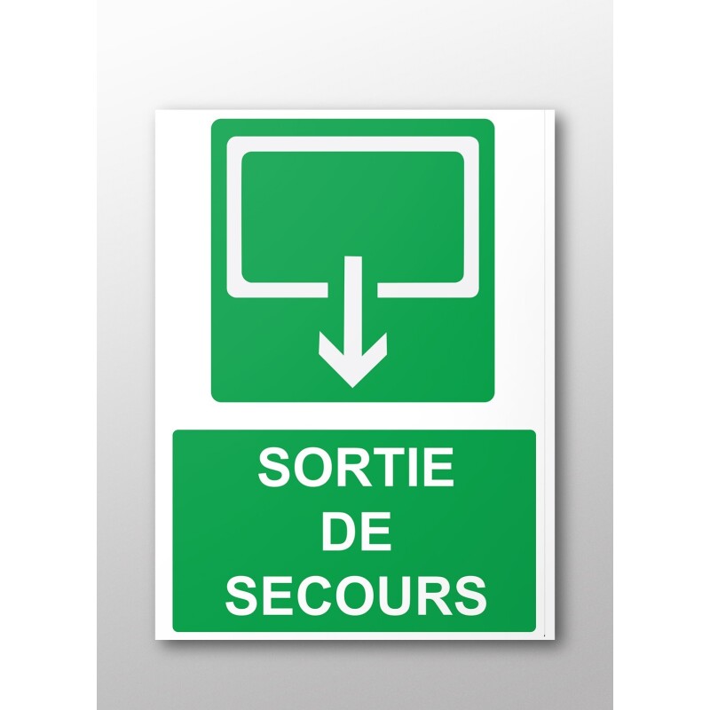 Panneau Sécurité Sortie de secours