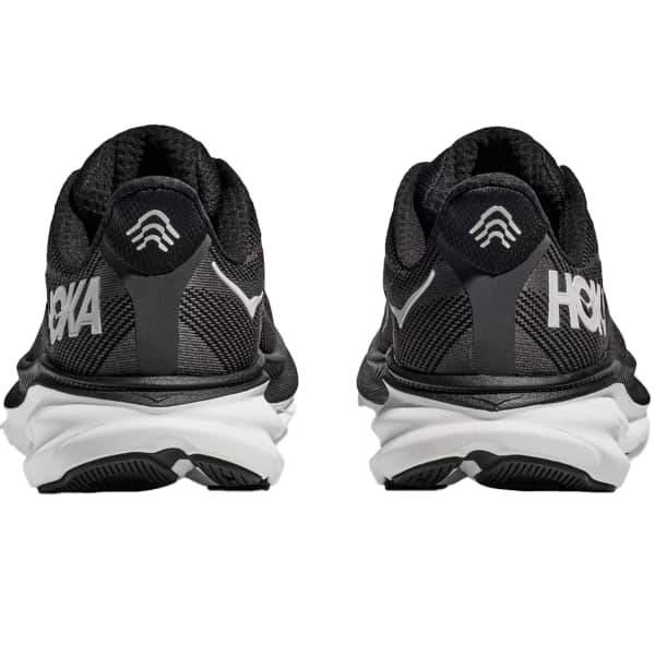 Chaussure running HOKA ONE ONE CLIFTON 9 WIDE BLACK / WHITE