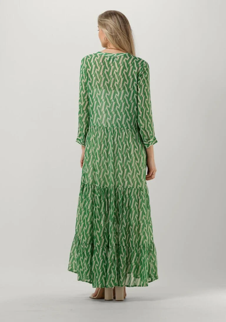 LOLLYS LAUNDRY groene lollys laundry maxi jurk nee dress