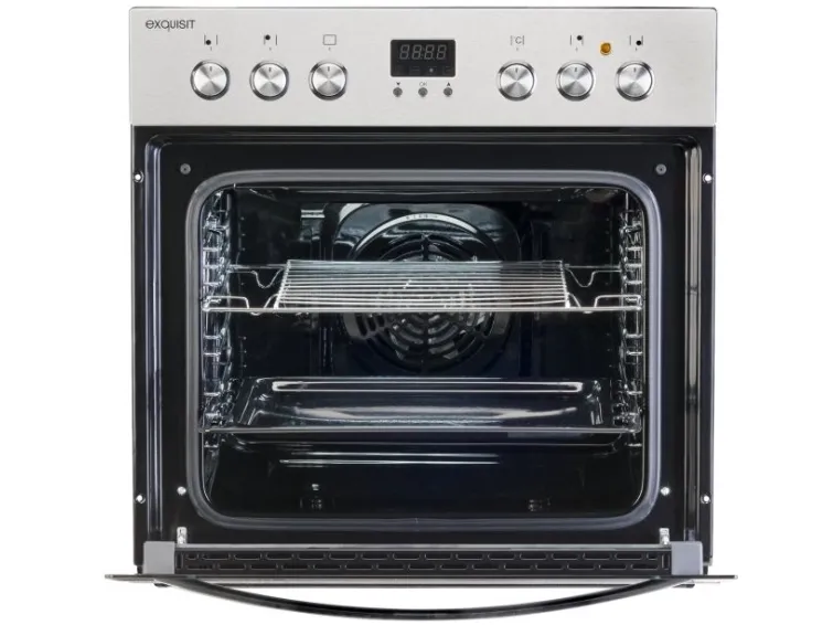 Exquisit 1010164, Keramisk, 4 zone(s), Keramisk, Sort, Dreje, 59 cm