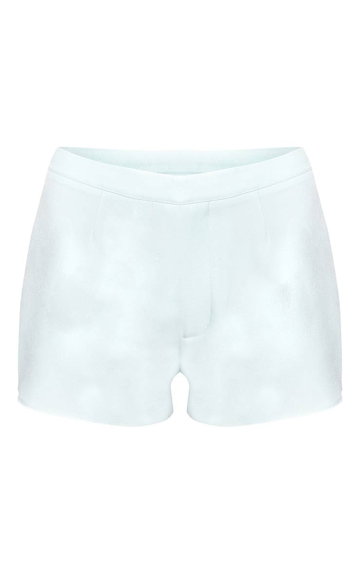 Icy Blue Short Mini Tailleur Ensemble Coordonné