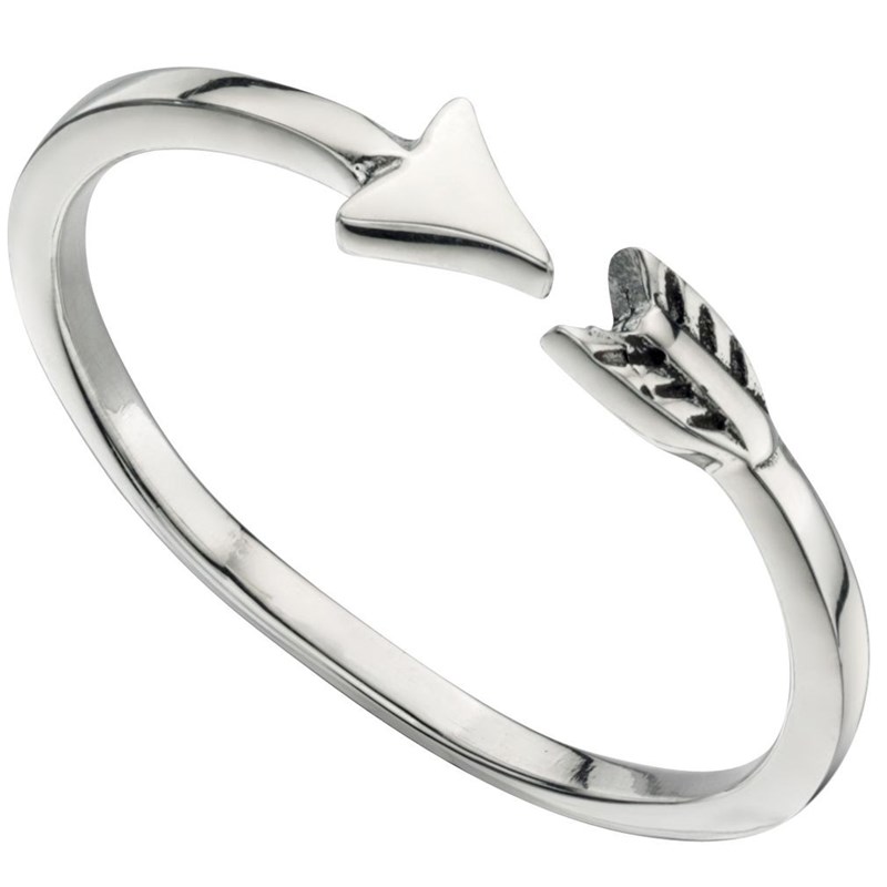 Bague flèche en argent 925/1000