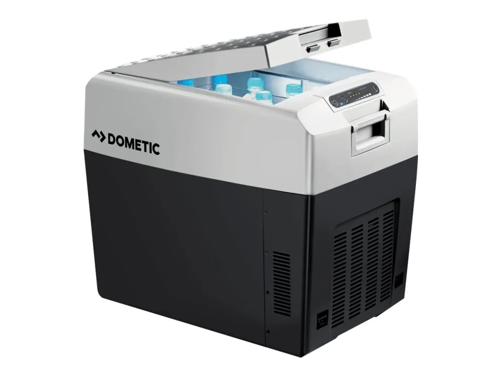 Dometic TropiCool TCX 35 - Transportabelt køleskab - bredde: 37.6 cm - dybde: 55 cm - højde: 46 cm - 33 liter - Klasse F - grå