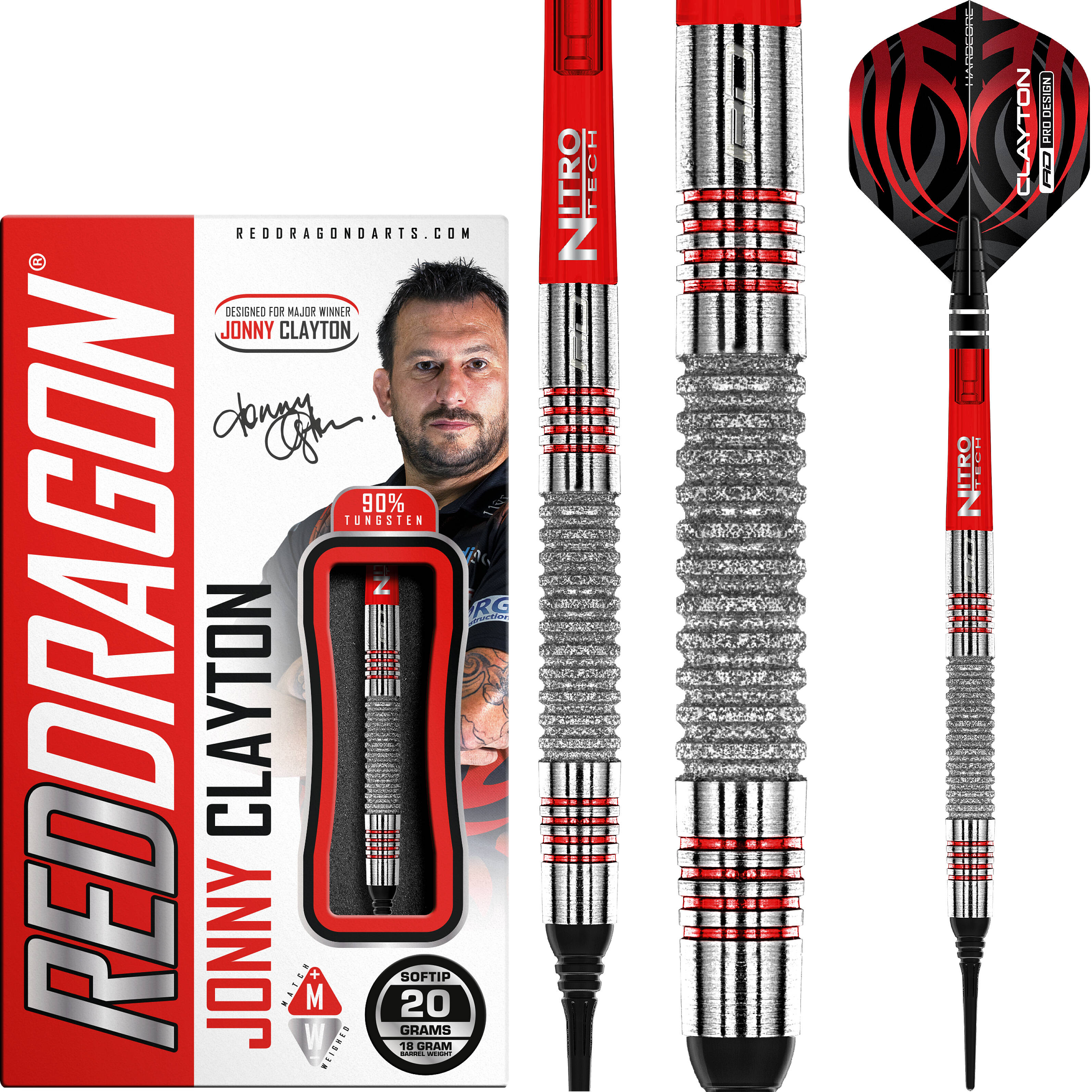 Red Dragon - Jonny Clayton Element - Softdart