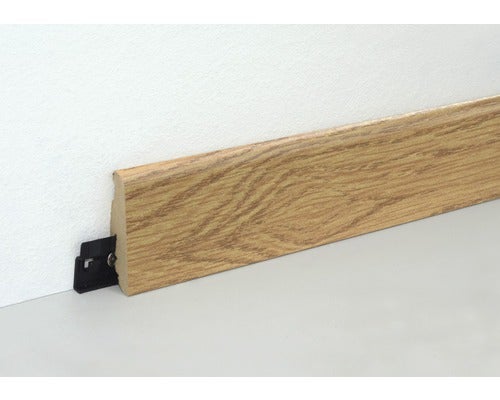 Eiken plint, medium FU060L, 19x58x2400 mm