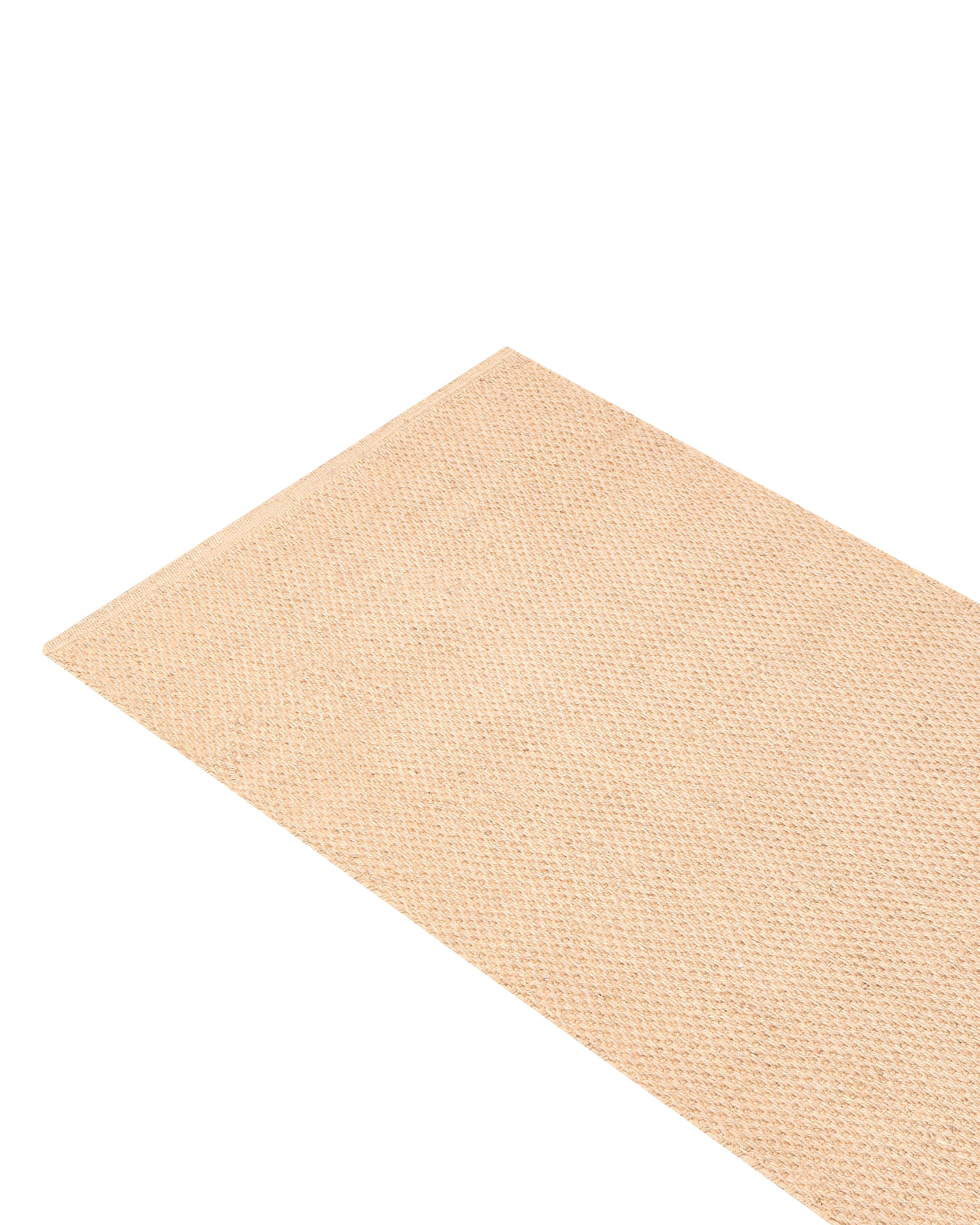 Vloerkleed NANDED Beige 80 x 300 cm Jute