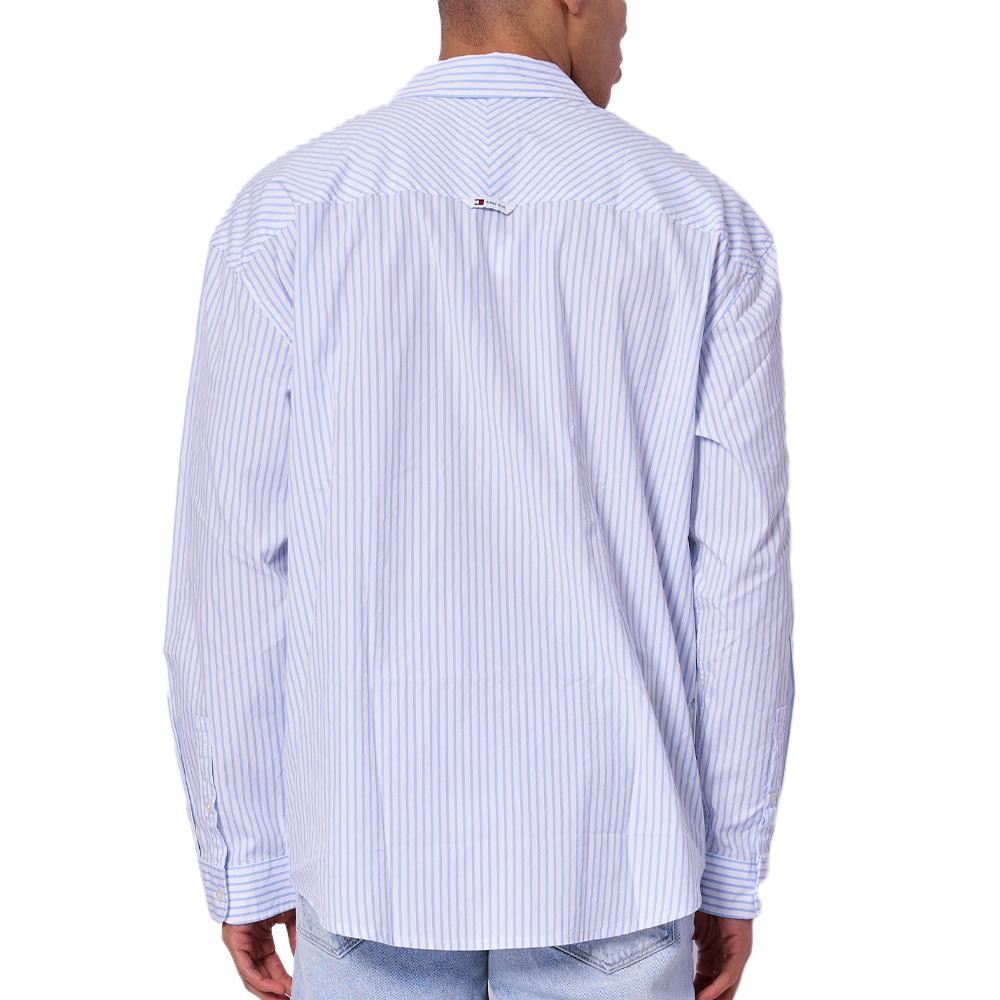 Tommy Hilfiger Chemise Manches Longues Bleu Homme Tommy Hilfiger DM0DM18956