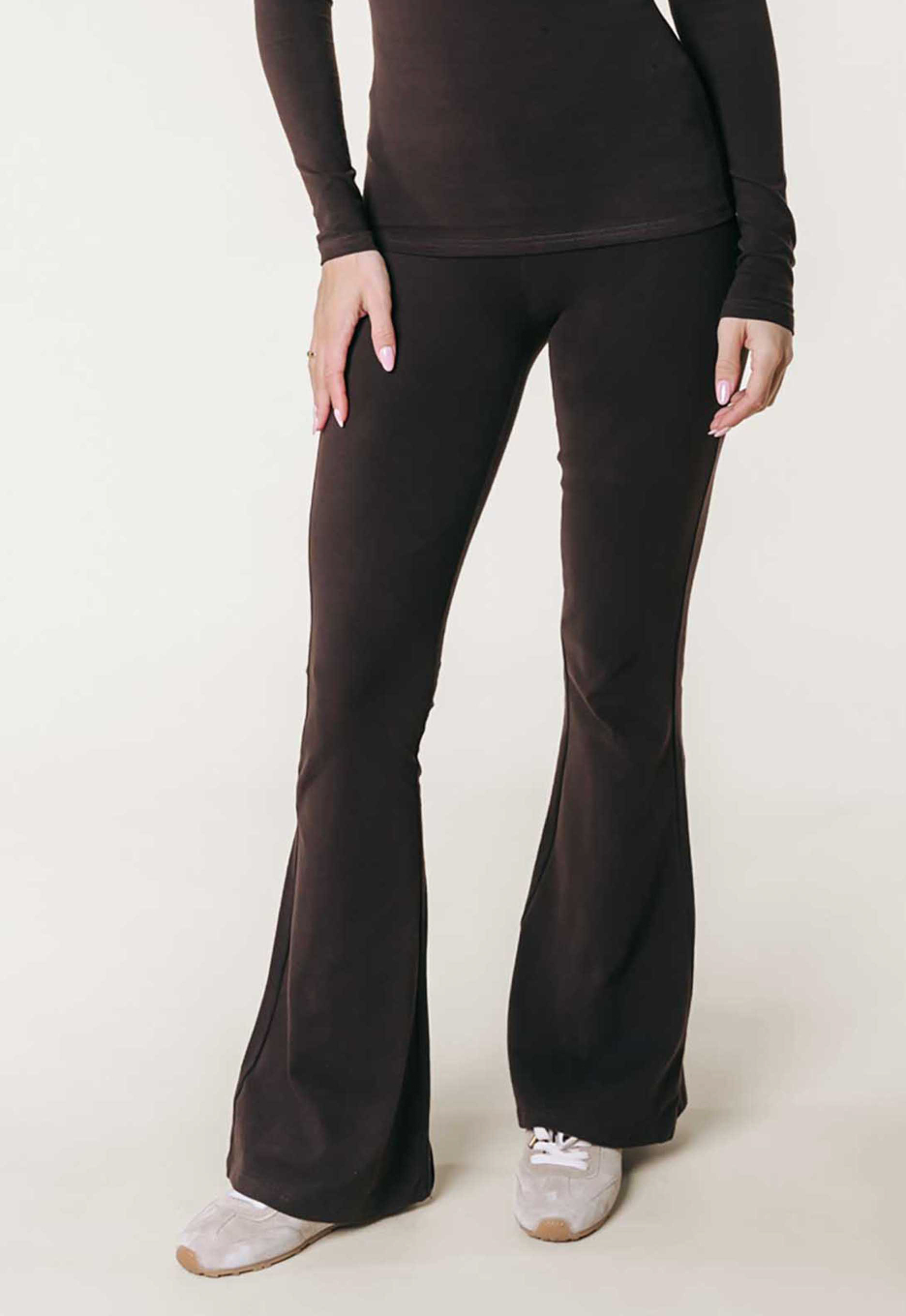 Colourful Rebel Fitted Flare Pants