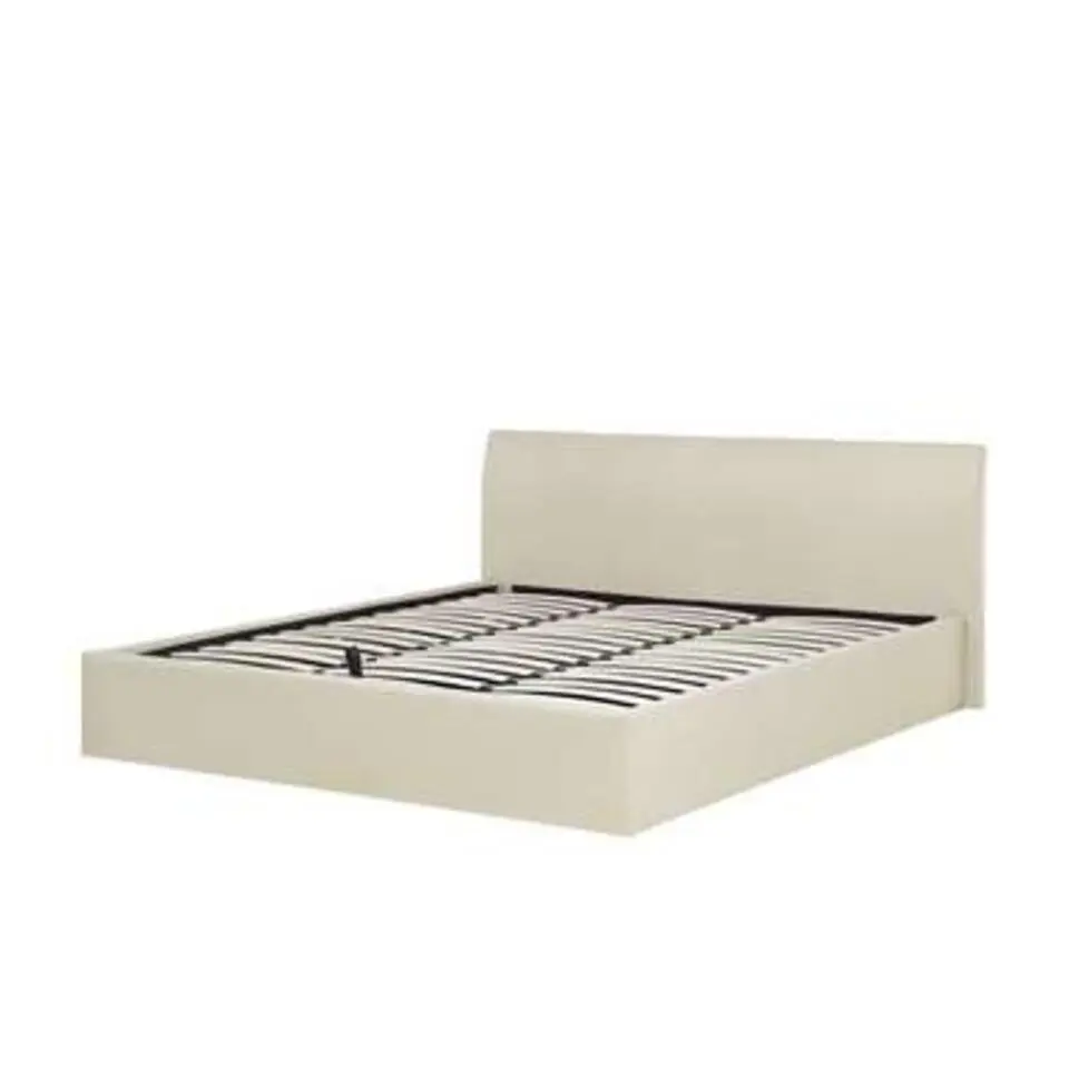 ORBEY - Tweepersoonsbed - Beige - 180 x 200 cm - Polyester
