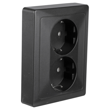 GAMMA Everest Dubbel Geaard Stopcontact Antraciet
