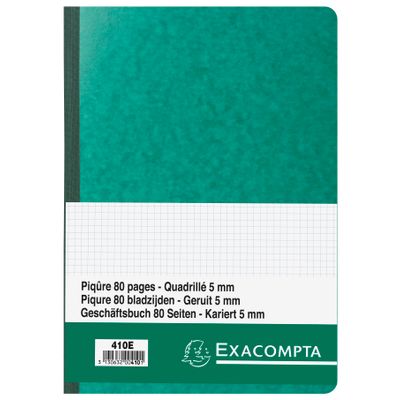 Exacompta - Piqûre 5x5 folioté - 29,7 x 21 cm - 80 pages