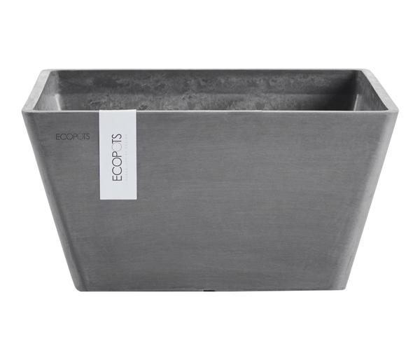 Ecopots Kunststoff-Topf Berlin, quadratisch