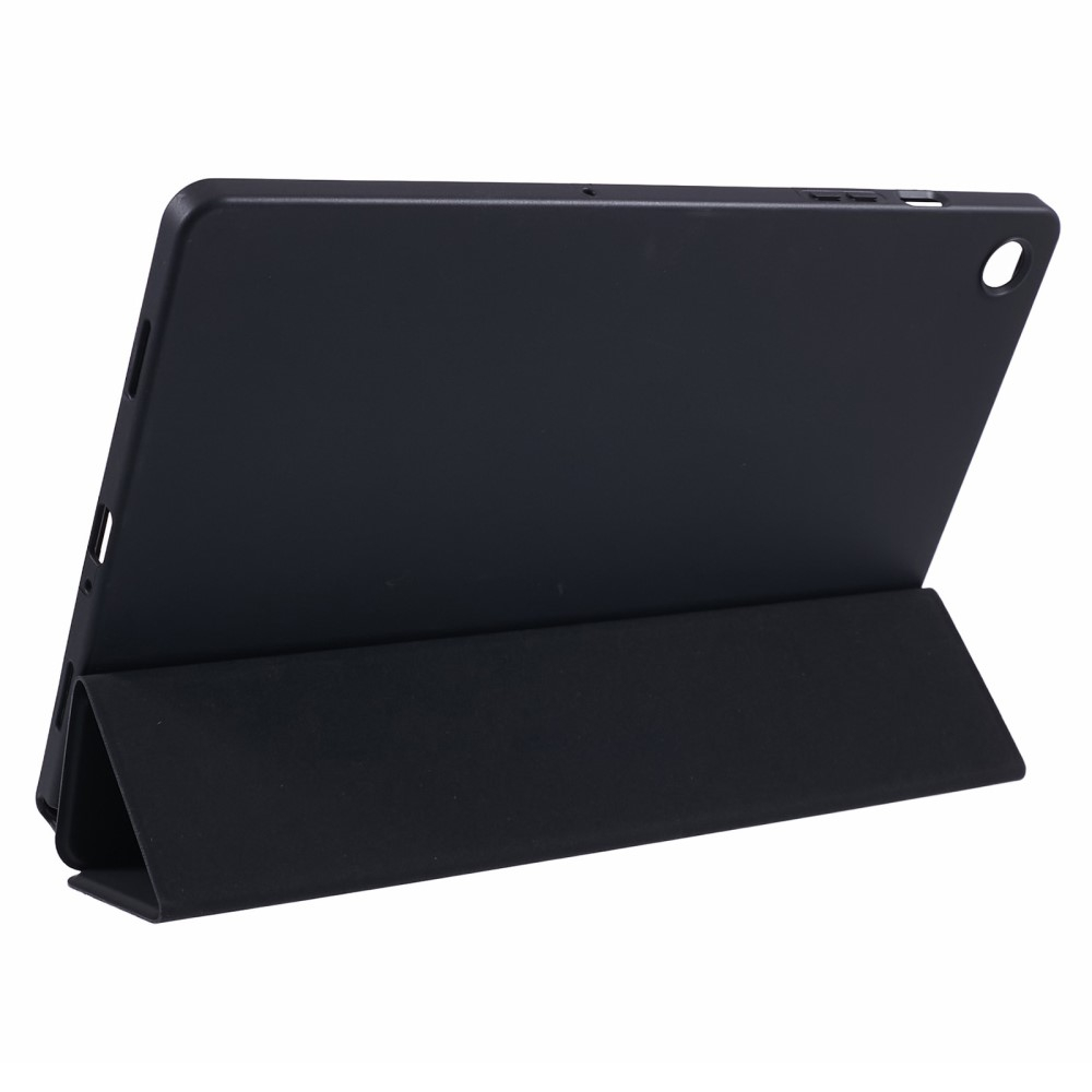 Samsung Galaxy Tab A9  Plus Leder Tasche Flip Cover Hülle - Schwarz