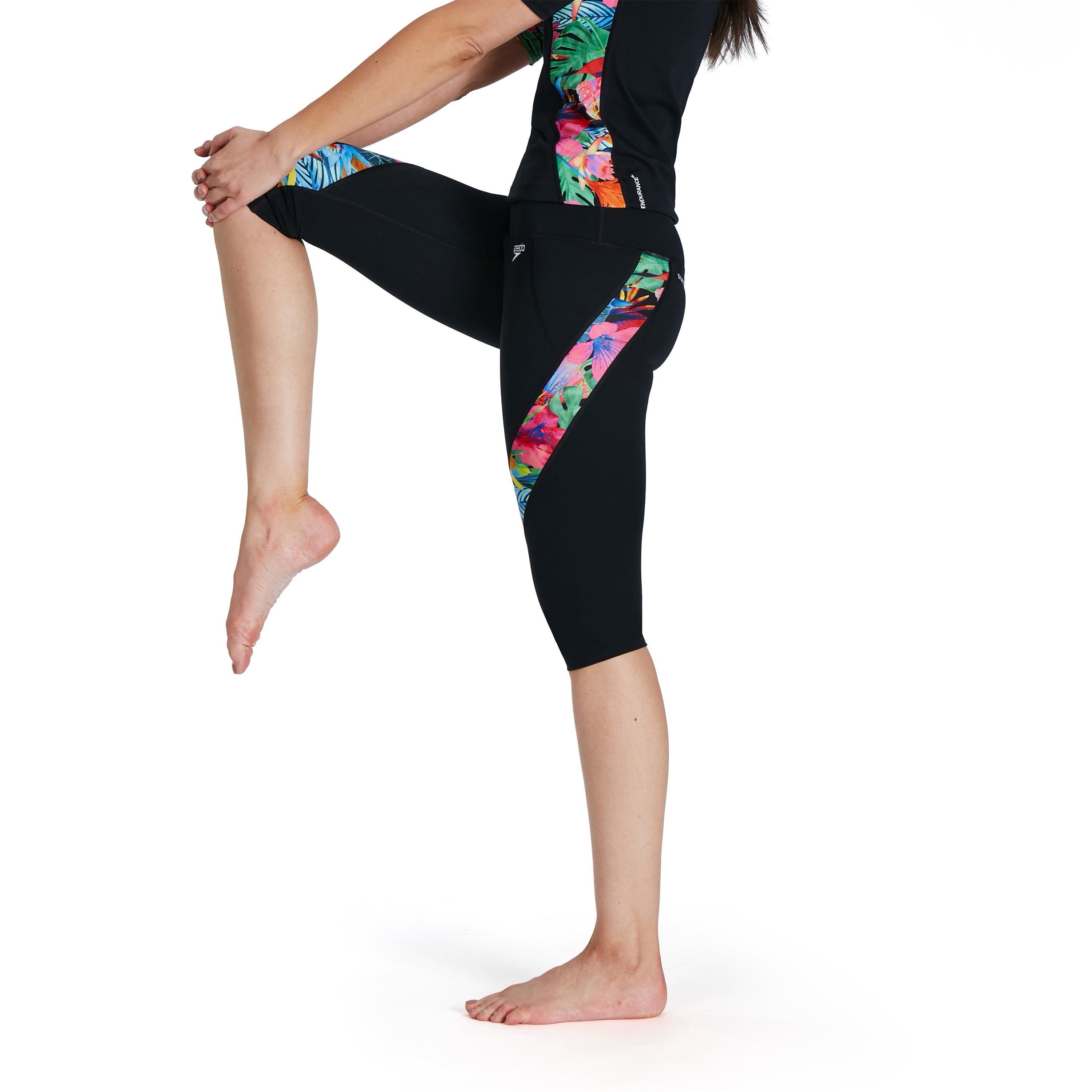 Speedo Print three quarterPrinted Leggings Womens