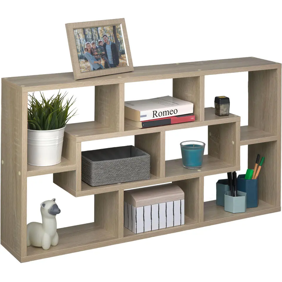 tectake Wandkast Kassandra , Licht Hout, Eiken Sonoma