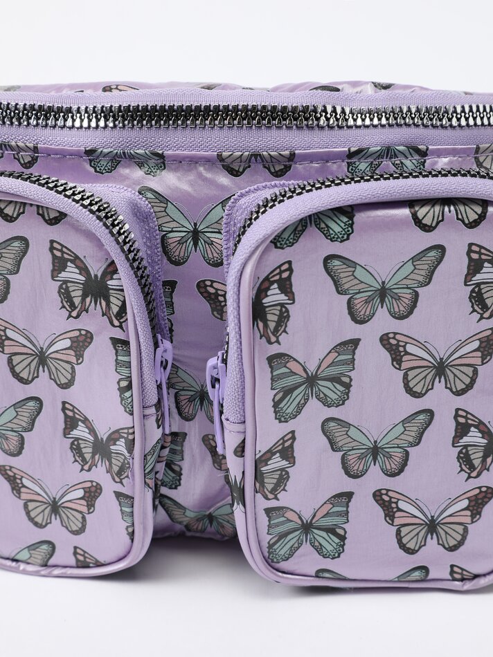 Pochete metálica com borboletas - Vários modelos