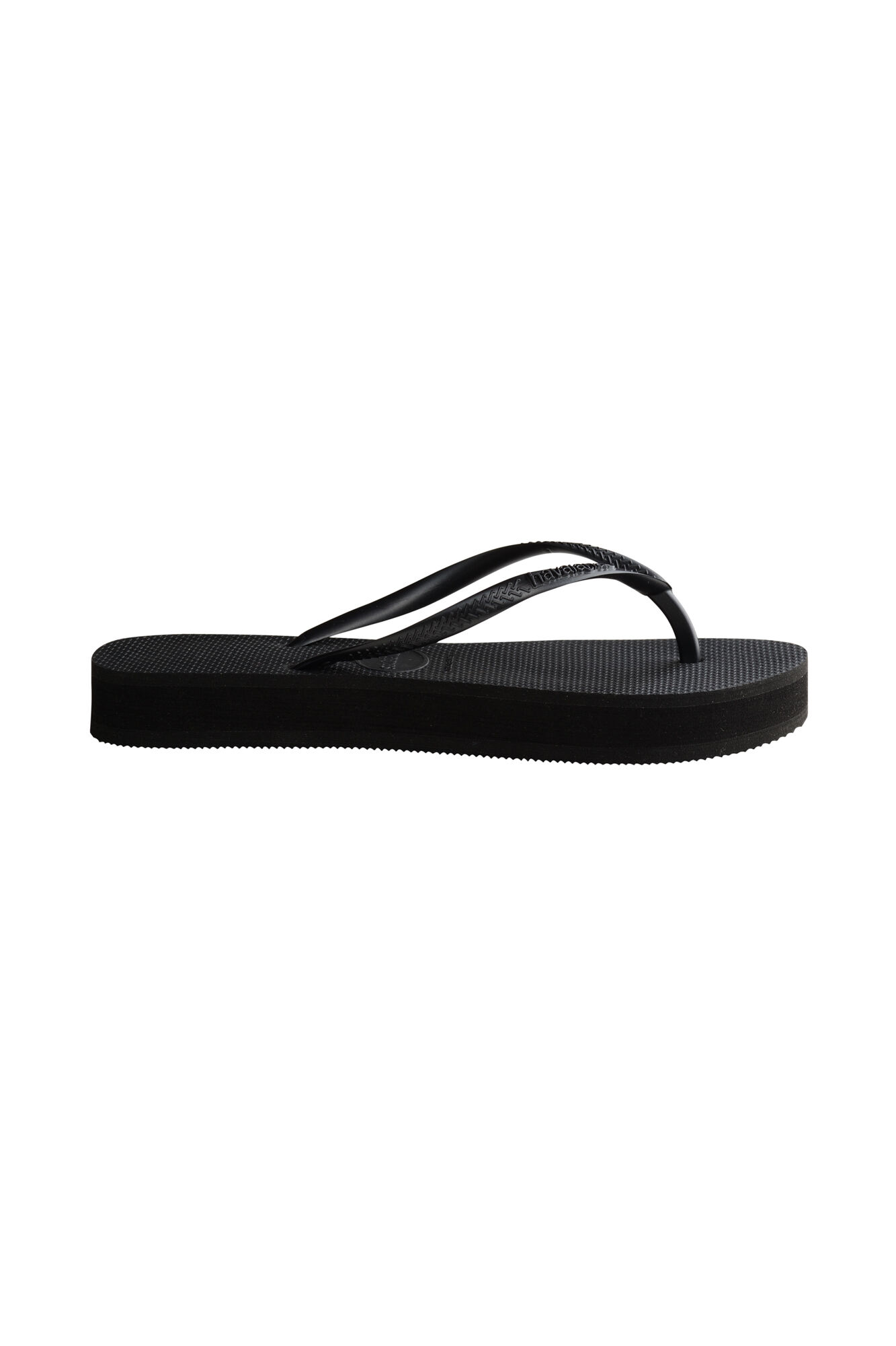 Havaianas Slim Flatform Flip Flops - Black