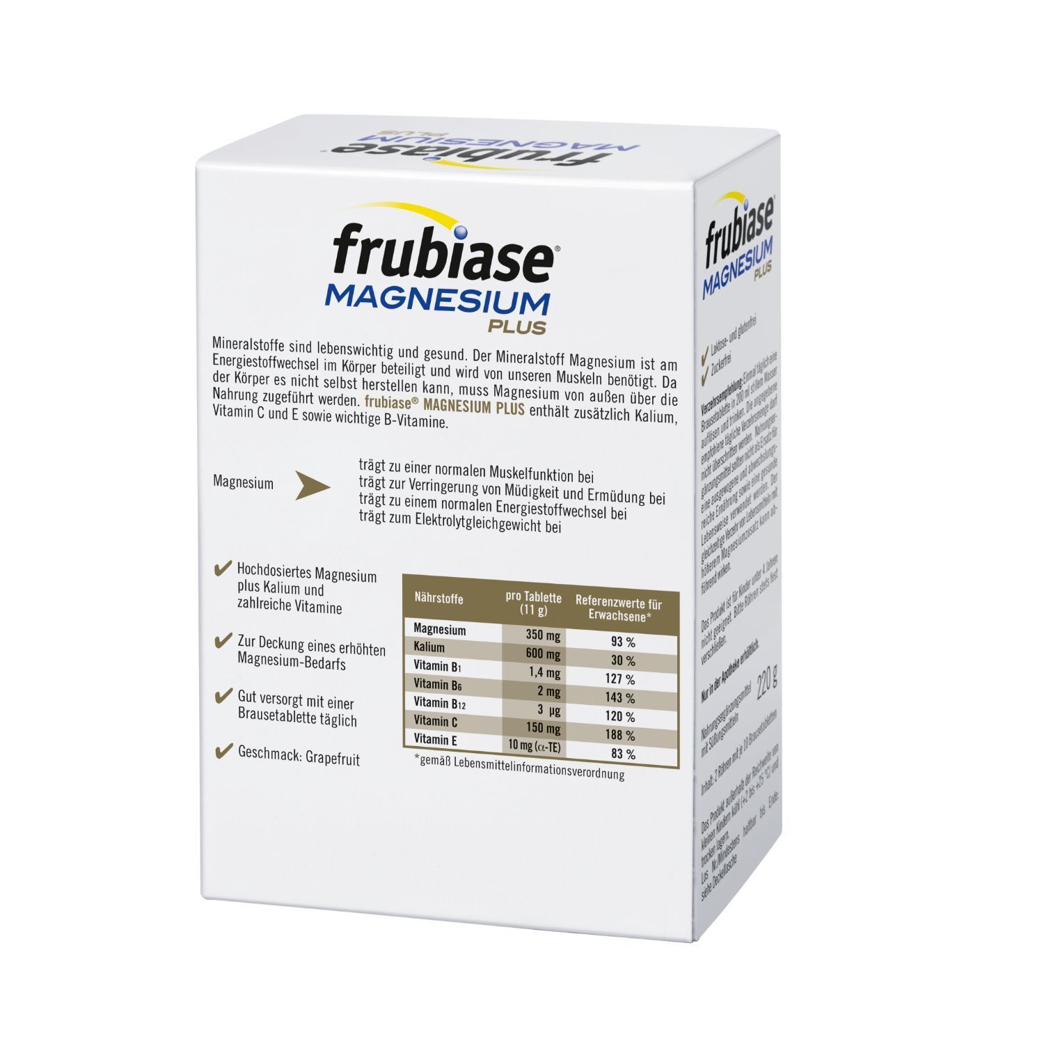 frubiase® MAGNESIUM PLUS, Brausetableitaminen