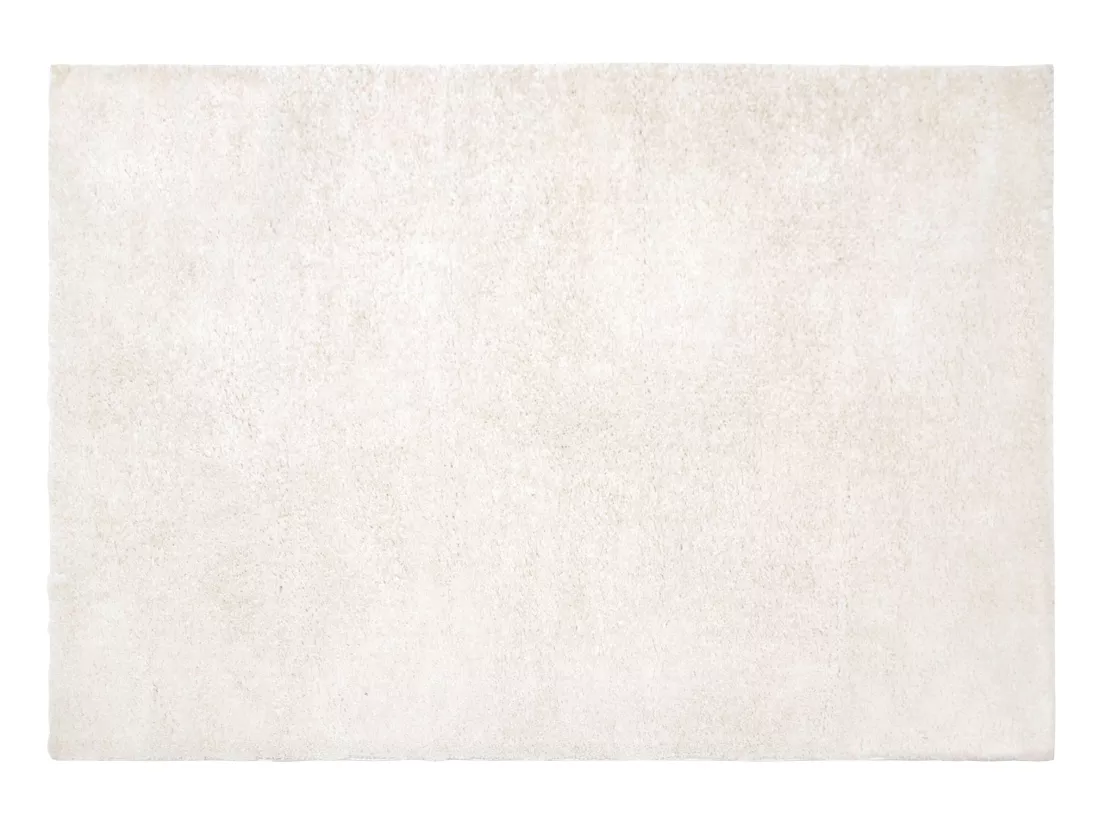 Tapis shaggy à poils longs - 200 x 300 cm - Blanc - MILINIO