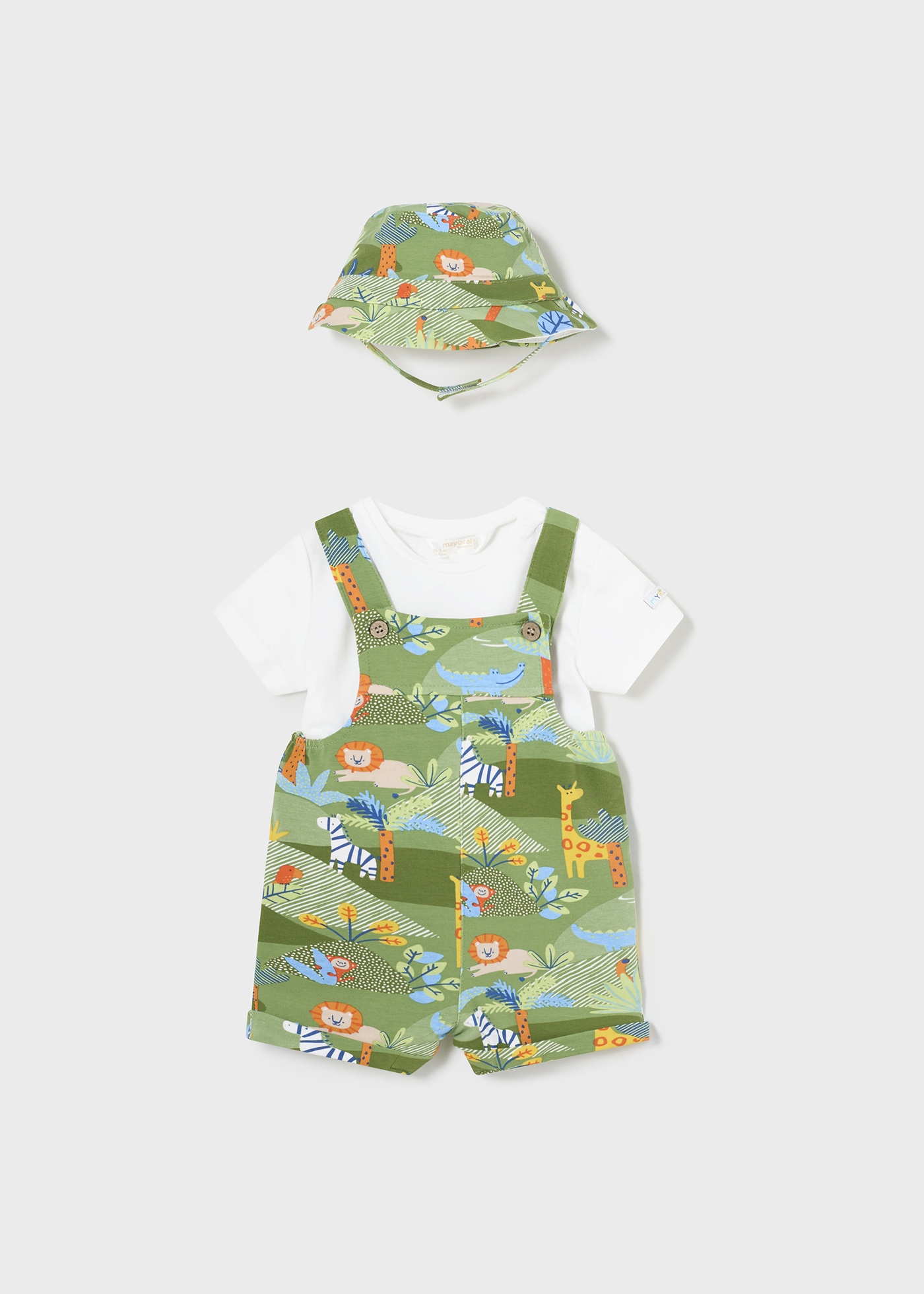 Conjunto de 3 peças com estampa Better Cotton para recém-nascidos, Breeze