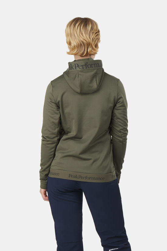 Peak Performance Peak Performance W Rider Tech Zip Hood Fleecevest Dames