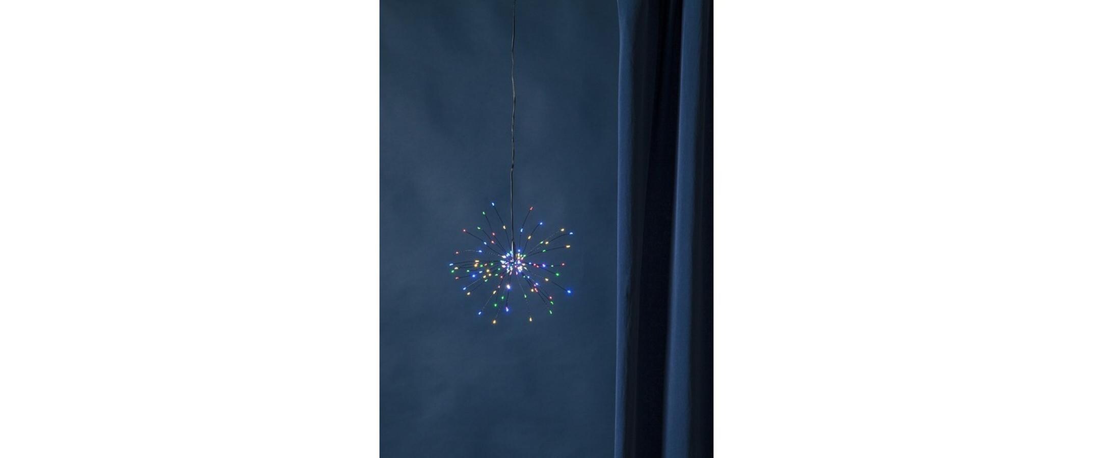 Hänger Firework, 120 LED, 26 cm, indoorHängedekoration in Feuerwerksform