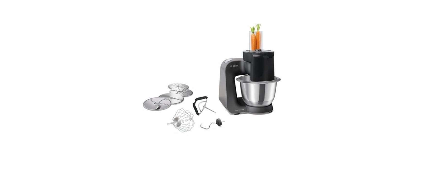 Küchenmaschine MUM59N26DE Schwarz<br>1000 W-Küchenmaschine mit umfangreichem Zubehör, Schwarz