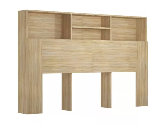 Armoire de tête de lit Chêne sonoma 160x19x103,5 cm