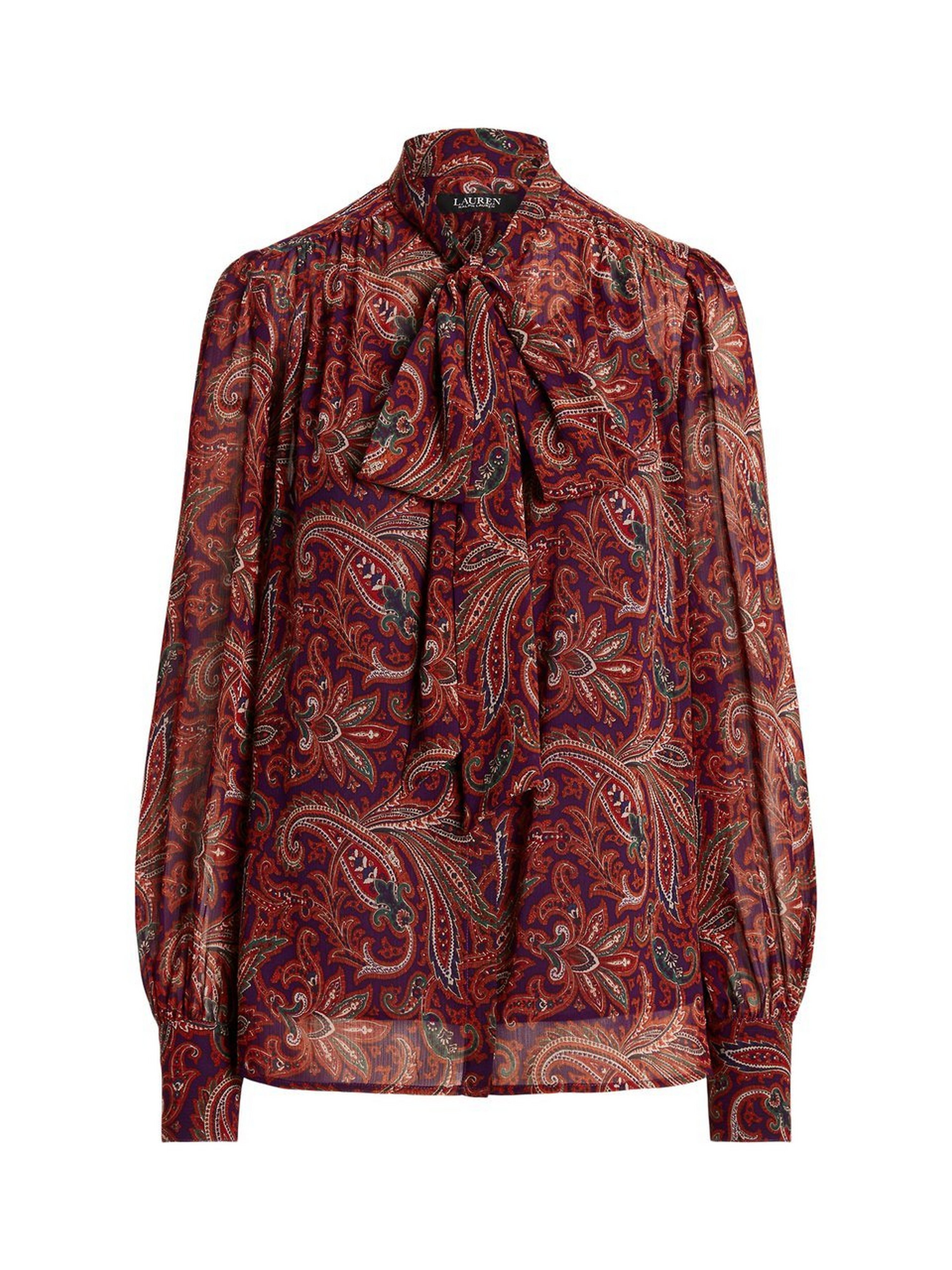 Bluse mit Stehkragen