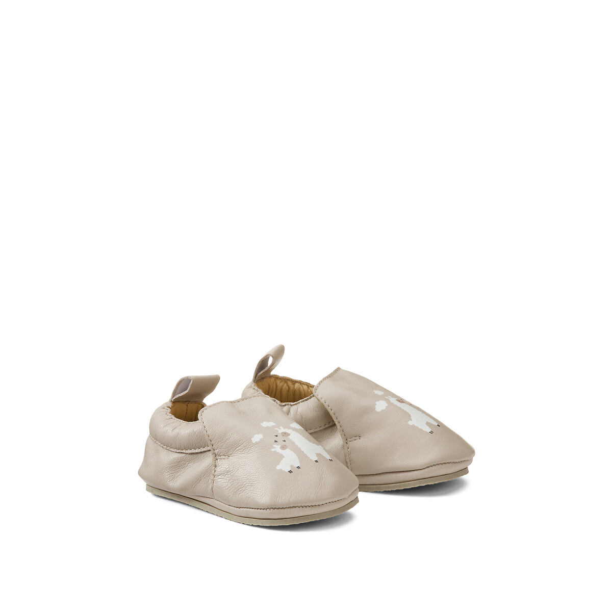 COLEÇÕES LA REDOUTE<br>Sapatos de pele com motivo lhama